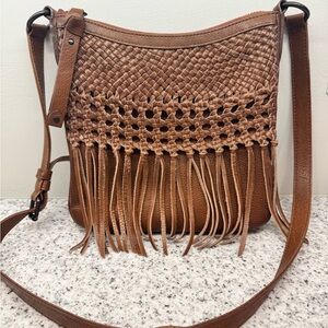 Frye Melissa Woven Swing Pack